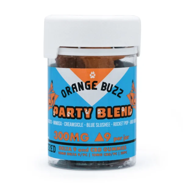 Orange Buzz Elevate D9 Gummies Party Pack- 500MG - 20ct - Image 2
