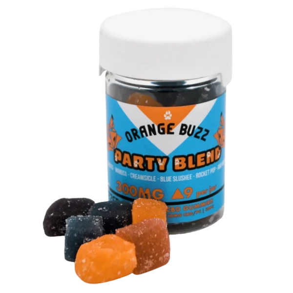Orange Buzz Elevate D9 Gummies Party Pack- 500MG - 20ct