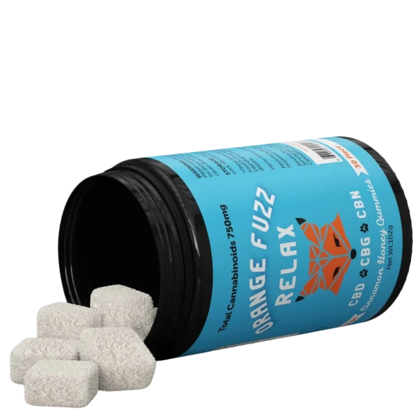 Orange Fuzz RELAX Cinnamon Honey Gummies - 750MG - 30ct