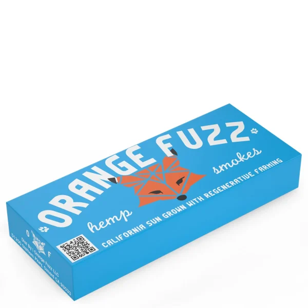 1 Carton Orange Fuzz USDA Certified Organic Hemp Smokes - CBD 23% - 100ct - Image 2